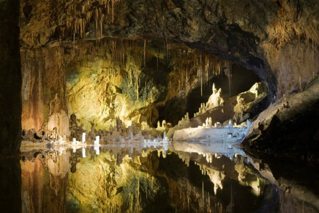 A chamber in the Feengrotten. Photo:DPA